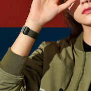 DaQin 3 Pack Stretchy Solo Loop Compatible with Apple Watch Bands Men Women | Soft Nylon Band 49mm 46mm 45mm 44mm 42mm, Braided Elastic Sport Strap for iWatch Series 12 11 10 9 8 7 6 5 4 3 2 1 SE Ultra