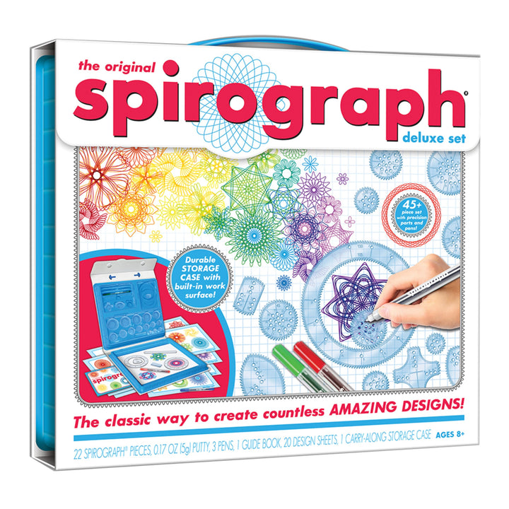 Spirograph Deluxe Set Arts and Crafts for Kids Drawing Kit Spiral Art | Arts & Crafts, Art Supplies, Design Kit, Arts and Crafts for Kids, Drawing Kit, Spiral Art, Classic Gear Design Kit