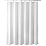 Titanker Waterproof Fabric Shower Curtain Liner Washable, Cloth Shower Liner with Magnets, White Shower Liner Soft Fabric, Lightweight Shower Curtain Liner, 70x72 Inches