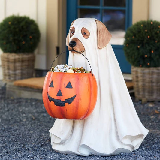 🎃🔥Ghost Dog & Cat Candy Bowl