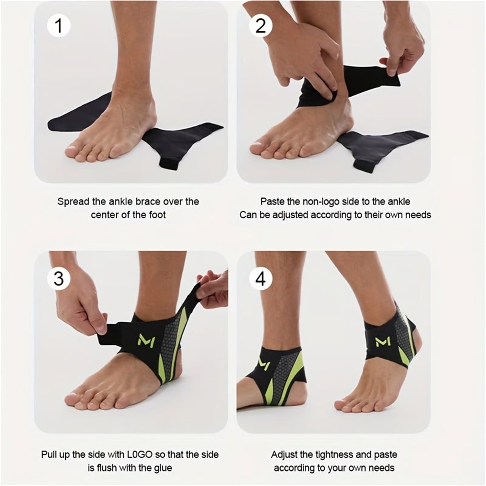 🔥HOT SALE🏃Lightweight Ankle Brace | Compression Support for Sprain Prevention – Breathable & Perfect for Basketball, Soccer & Fitness
