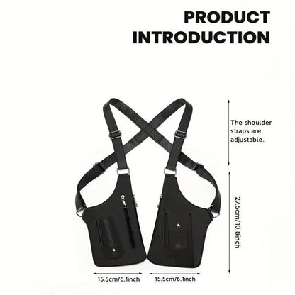 Premium Leather Adjustable Underarm Shoulder Bag for Men & Women