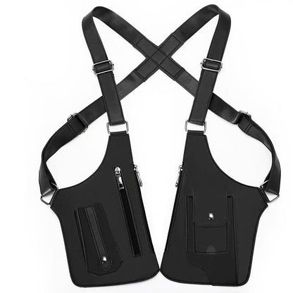 Premium Leather Adjustable Underarm Shoulder Bag for Men & Women