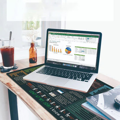 Stain-Resistant Anti-Slip Shortcut Desk Pad for Office