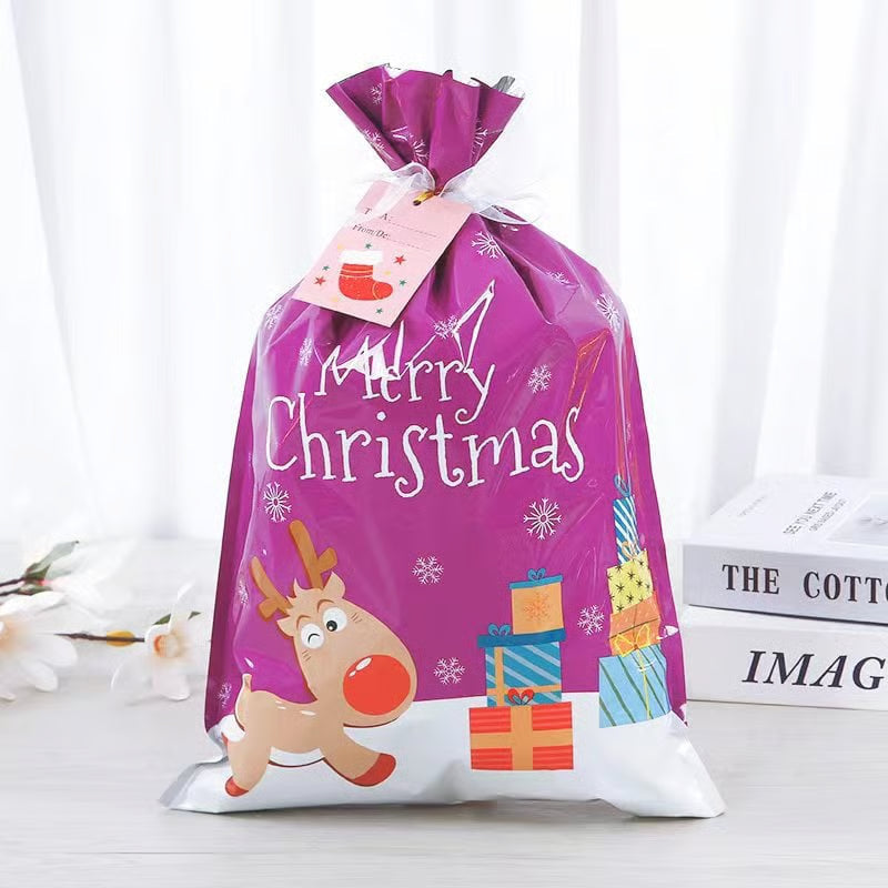 🎄 Tie rope Christmas Gift Bags